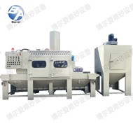 旋風(fēng)式全自動通過式噴砂機（配干式集塵機）