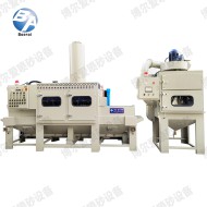 旋風(fēng)式全自動輸送式噴砂機（配濕式集塵機）