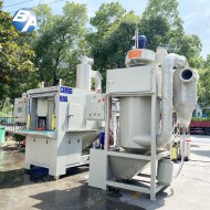 防爆全自動回轉(zhuǎn)轉(zhuǎn)盤式噴砂機(jī)