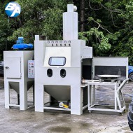 臺(tái)車轉(zhuǎn)盤自動(dòng)噴砂機(jī)