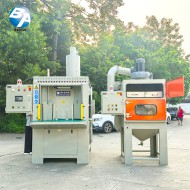 防爆全自動(dòng)回轉(zhuǎn)轉(zhuǎn)盤(pán)式噴砂機(jī)