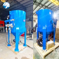 雙槍移動干式噴砂機-900型