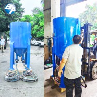 雙槍移動干式噴砂機