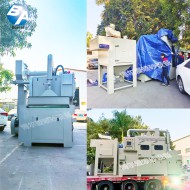 防爆提升式輸送式噴砂機（配干式濾芯式集塵） 