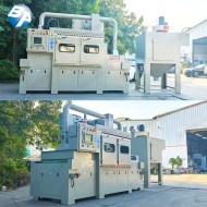 防爆提升輸送式噴砂機（配干式濾芯式集塵） 