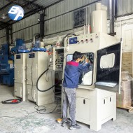 防爆旋風(fēng)滾筒式自動噴砂機