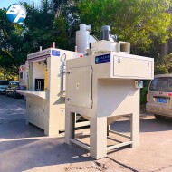 防爆全自動回轉(zhuǎn)轉(zhuǎn)盤式噴砂機 PLC (配濾芯式集塵機）