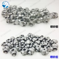 發(fā)動(dòng)機(jī)配件噴砂 